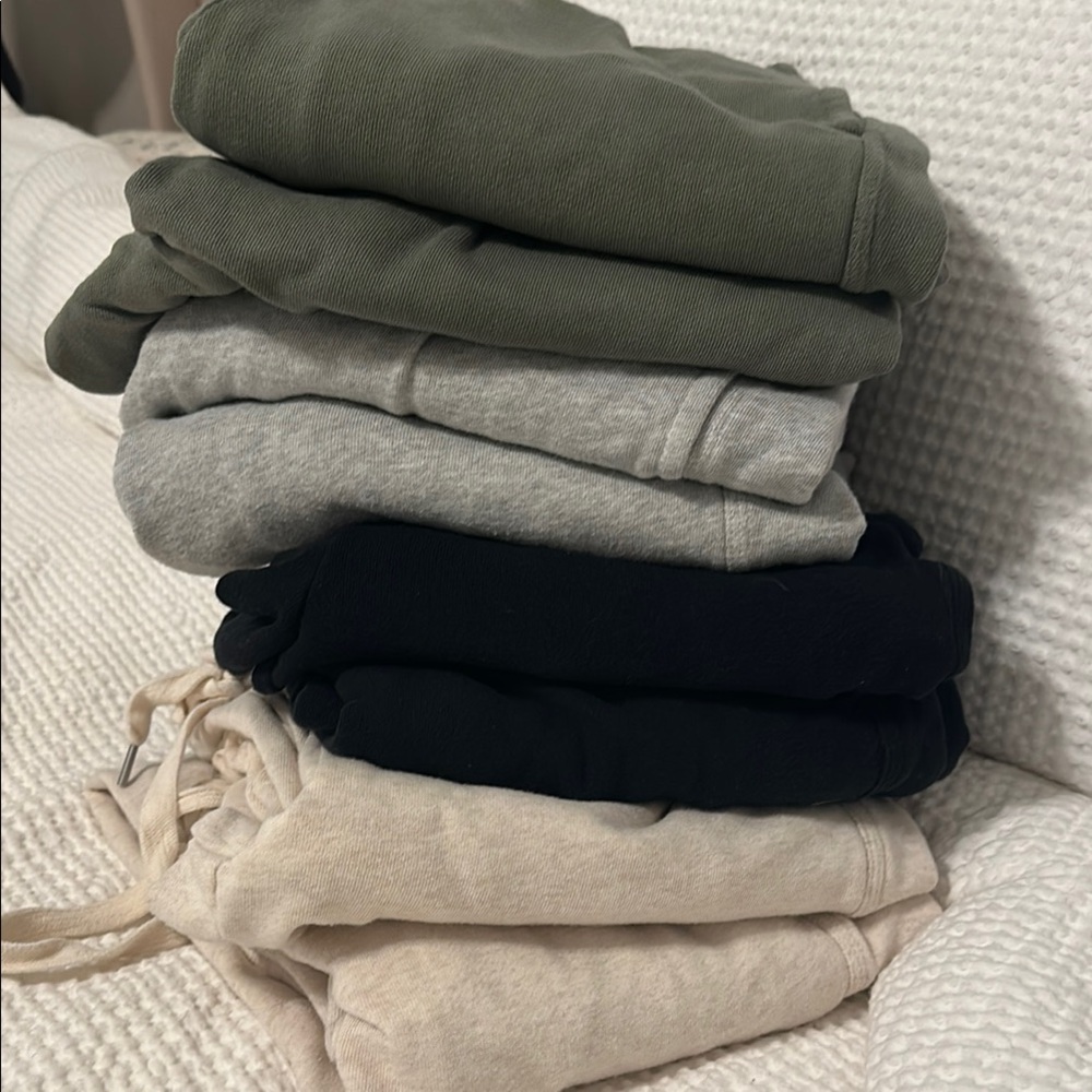 Aerie Joggers - Olive, Gray, Black, Cream